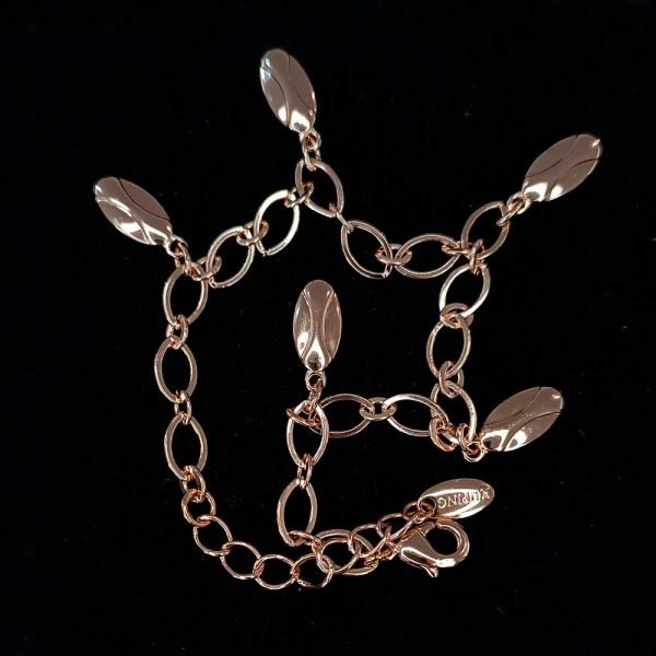 Pulsera hojitas 14K-41