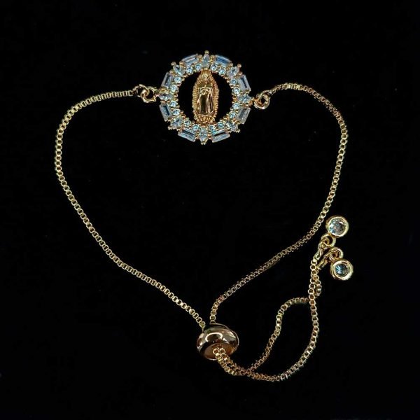 Pulsera Virgen de Guadalupe 18K-66