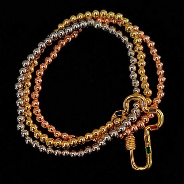 Pulsera cruz 18K-69